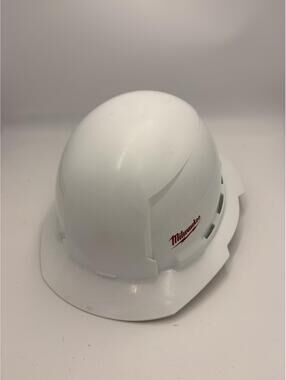 Milwaukee White Construction Hard Hat Safety Helmet